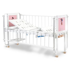 Adjustable Kids Hospital Manual Bed with Two Cranks